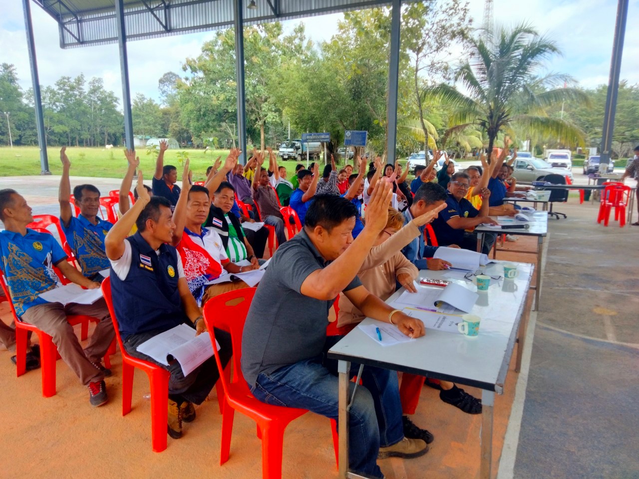 การจัดทำประชาคมแผนพัฒนาท้องถิ่น/สนับสนุนแผนชุมชน หมู่ที่ 1-10 องค์การบริหารส่วนตำบลสินปุน